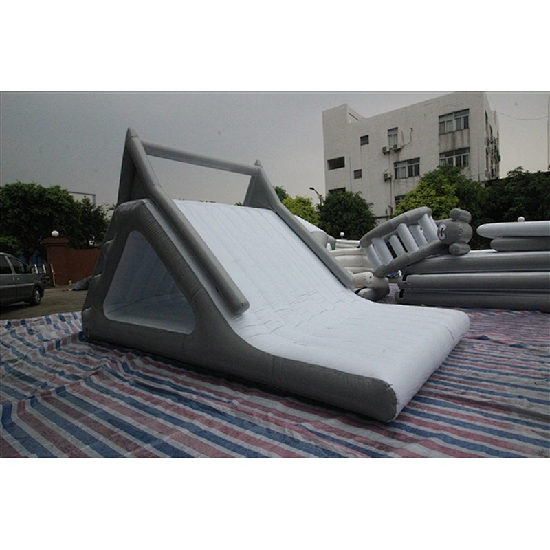 Triangle slide products Inflatable water park equipment ,inflatable water play equipment for water park-6x3x3m
