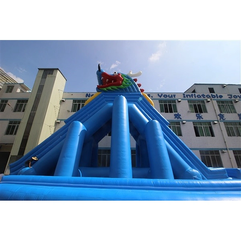 Used Slip N Pool Clearance Floating Adult Giant Inflatable Bouncer Water Slide For Sale-50x14x14M