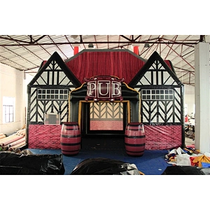 Hot Outdoor Inflatable Party Tent House Inflatable Bar Inflatable pub for sale-5x8x6.2M