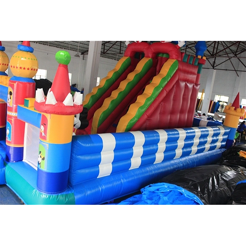 Disney Mickey and Donald duck fun city inflatable amusement park-10x6x5M