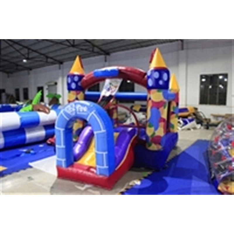 dragon castle bouncer with slide inflatable castle-3.5x3.5x2.45m