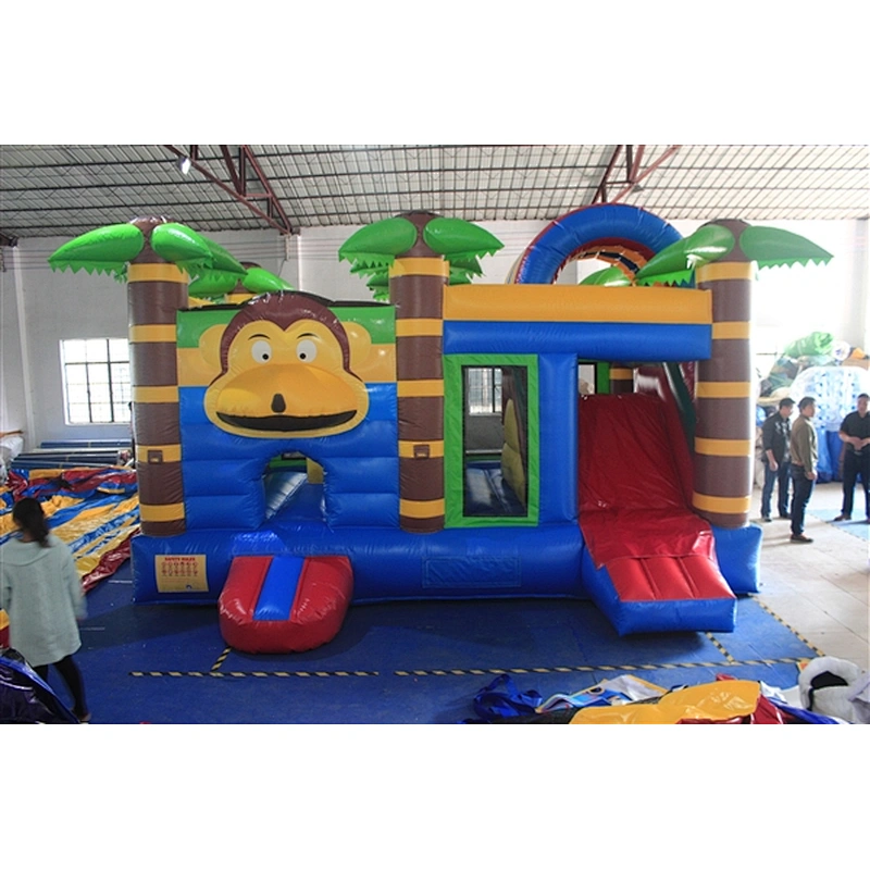 jungle  monkey jumping castle jumping bouncer Inflatable Bouncer-6x4x4M