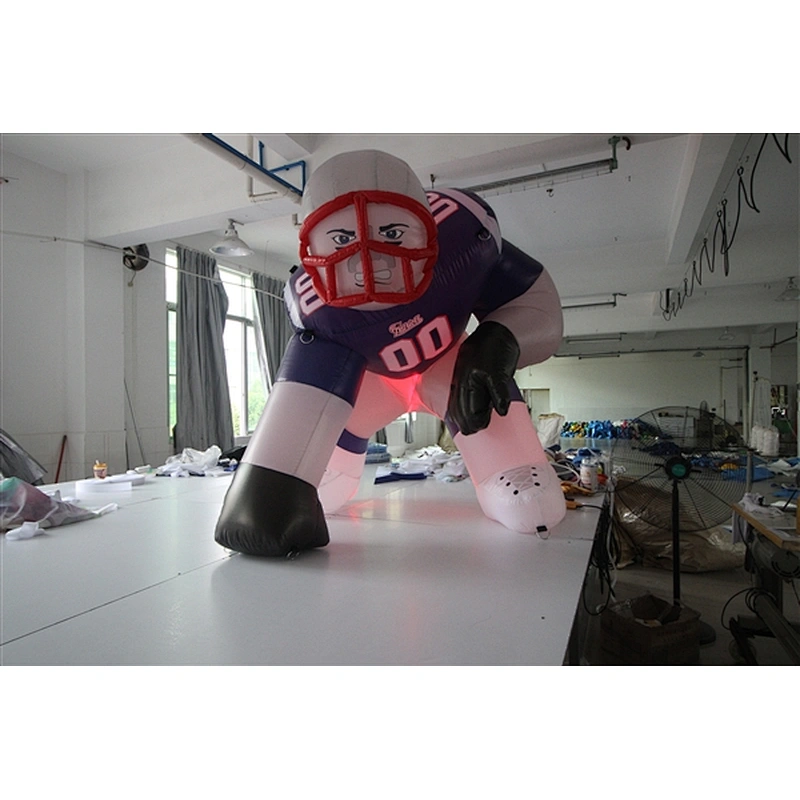 inflatable half-squatting Rugby player-1.5m