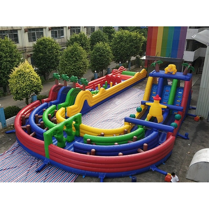 outdoor obstacle course equipment which is belonging to inflatable obstacle course for sale-55M