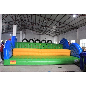 colorful inflatable combo inflatable climbing inflatable slide inflatable obstacle inflatable sports-29x8x7.5M