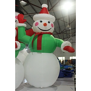 Commercial outdoor Inflatable snowman Cheap giant air-blown snowman for Christmas decoration supplies for Sale-2.4m