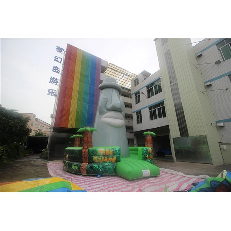 Inflatable Rock Climbing Wall Commercial Inflatable Adult Climbing Wall Rock Bouncer for Sale human face 7x7x8m