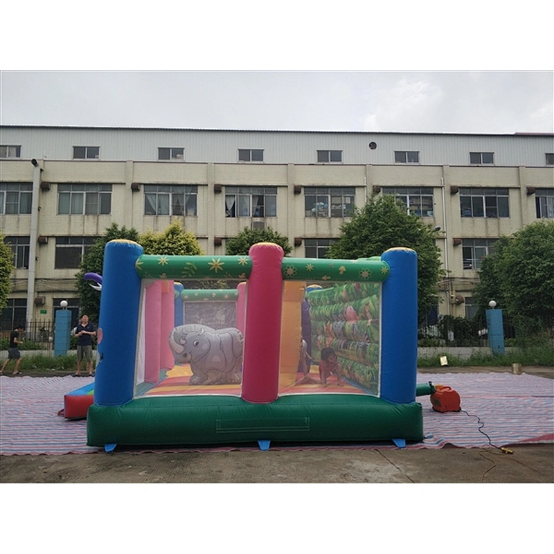 elephant theme jumping castle jumping bouncer  Inflatable Bouncer-6x5.2M