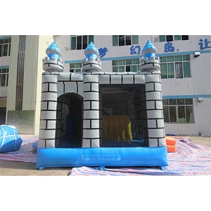 grey castle with dragon bouncer with slide jumping castle&Inflatable Combo-6x4x4M