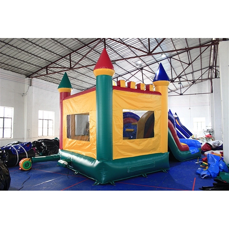 bouncer with slide jumping castle&basic castle&Inflatable Combo-6.4x3.6x4M