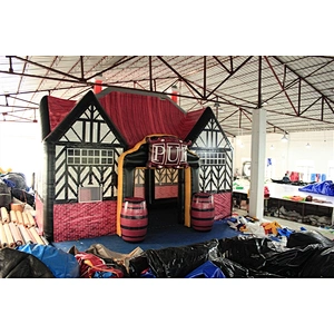 Hot Outdoor Inflatable Party Tent House Inflatable Bar Inflatable pub for sale-5x8x6.2M