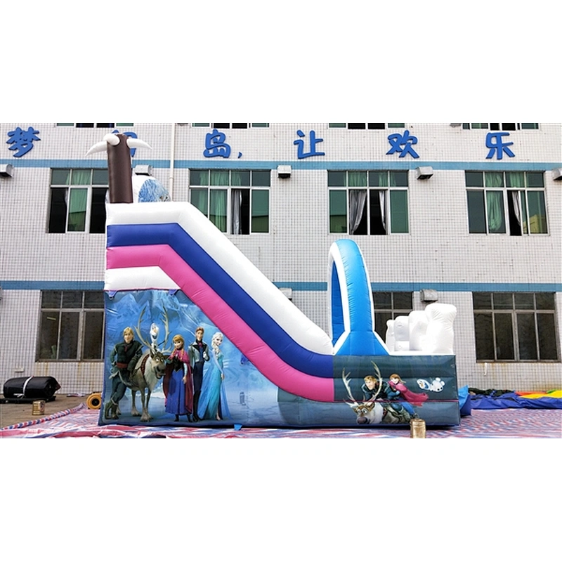 Frozen Anna and Elsa princess inflatable bouncer slide Inflatable Slide-7x4.5x6M
