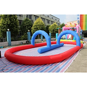 New design go kart inflatable circuit racing track for sporting events, inflatable race track for sale-10x5x2m