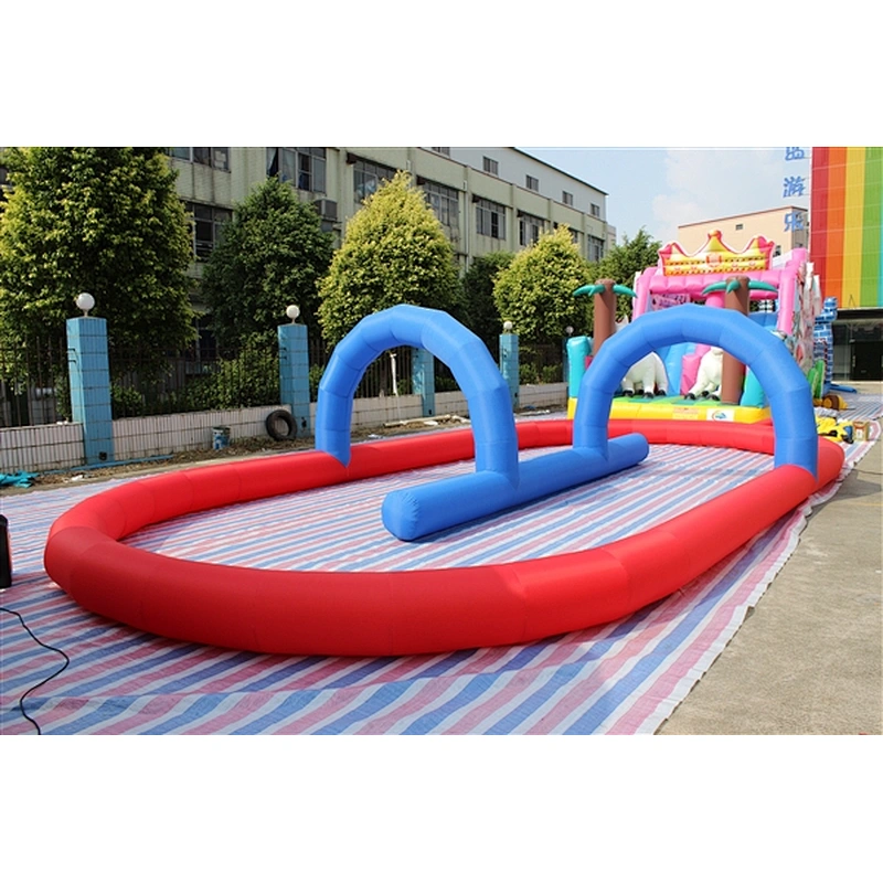 New design go kart inflatable circuit racing track for sporting events, inflatable race track for sale-10x5x2m