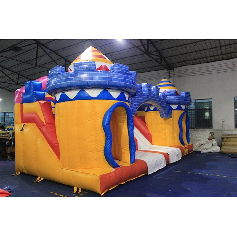 colorful crayon slide Inflatable Slide-6.75x3.2x3.4M