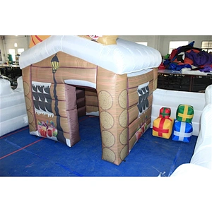 Inflatable christmas decoration, christmas decorations inflatable, Inflatable Christmas Bouncy Castle-4x4x2.5