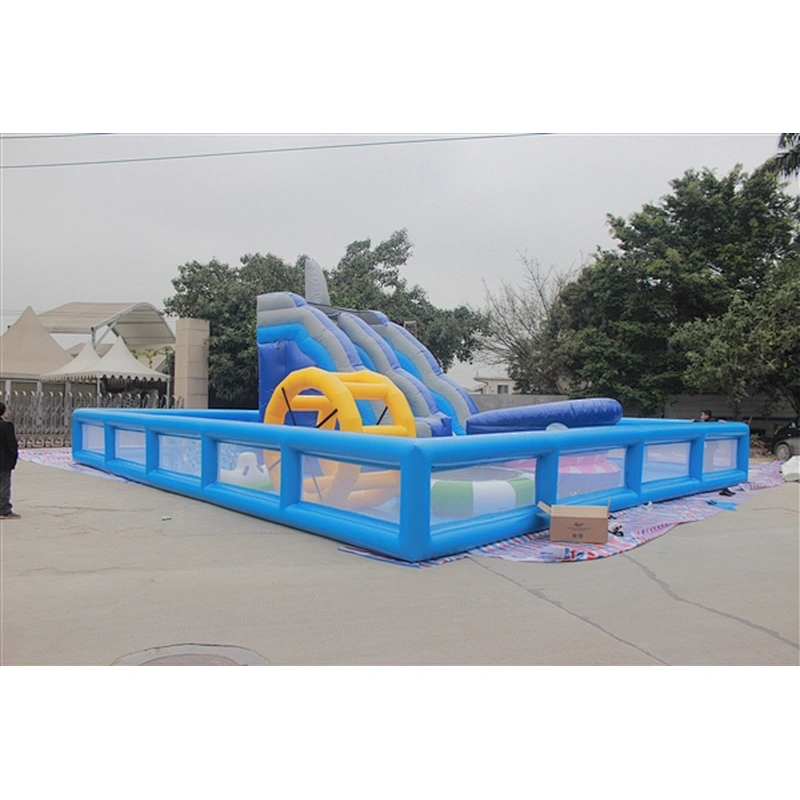 giant shark head inflatable bouncer slide Inflatable Slide-8x5.5x5.5M