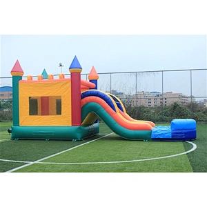 bouncer with slide jumping castle&basic castle&Inflatable Combo-9x3.5x4M