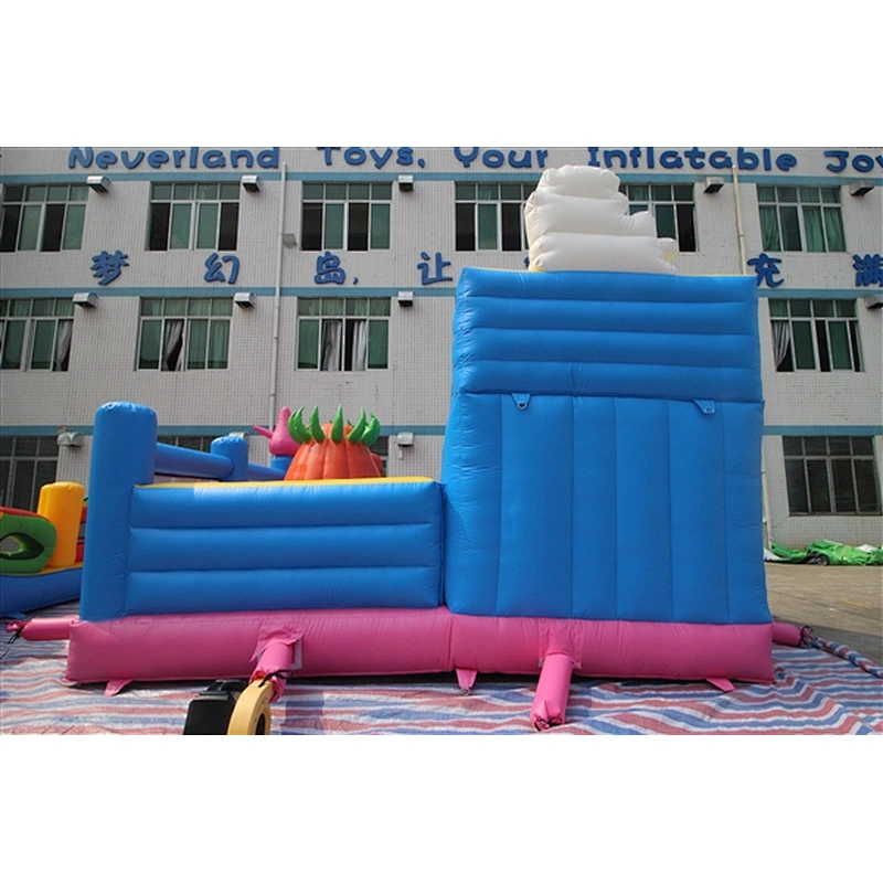 spongebob and patrick star theme fun city inflatable amusement park-6x6x5M