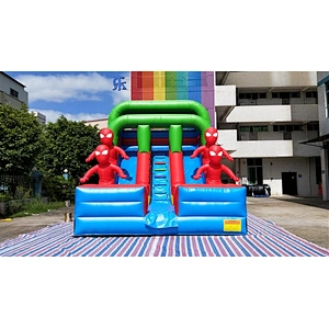 spider man inflatable bouncer slide Inflatable Slide-7x5x5M