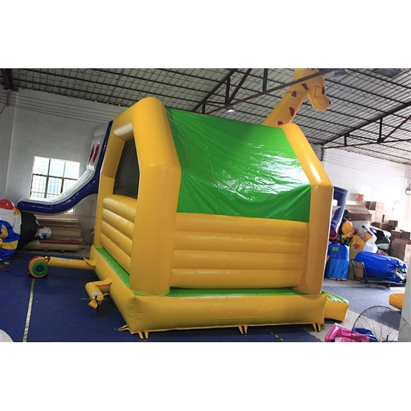 cute giraffe jumping castle jumping bouncer Inflatable Bouncer-4.7x4.7x5M