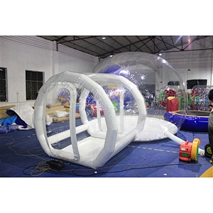 Clear Lawn Transparent Inflatable Bubble Camping Tent-4x4+2m