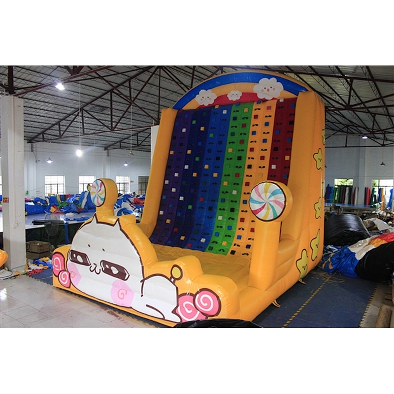 Customized Inflatable Floating Climbing wall, Inflatable Climbing Wall inflatable mountain climbing for sale-6x5x6M