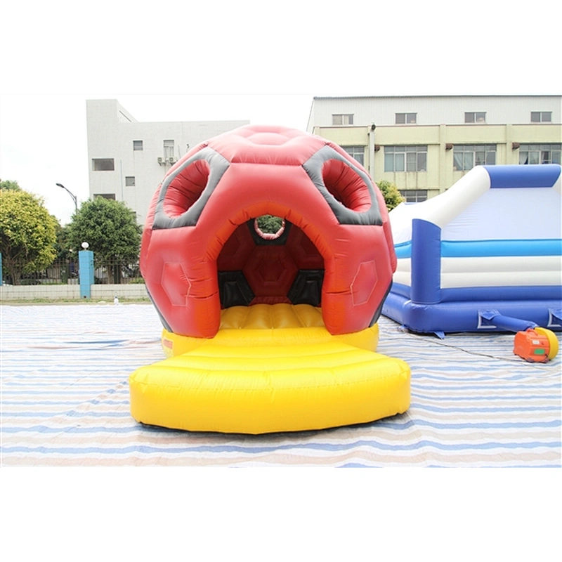 red soccer jumping castle jumping bouncer Inflatable Bouncer-4.5x4M
