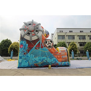 ugly fierce piranha fish slide Inflatable Slide-6x7x6.5M