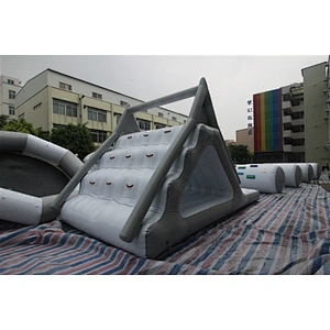 Triangle slide products Inflatable water park equipment ,inflatable water play equipment for water park-6x3x3m