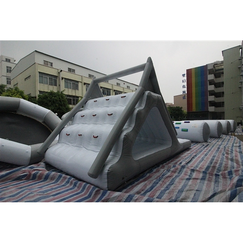 Triangle slide products Inflatable water park equipment ,inflatable water play equipment for water park-6x3x3m