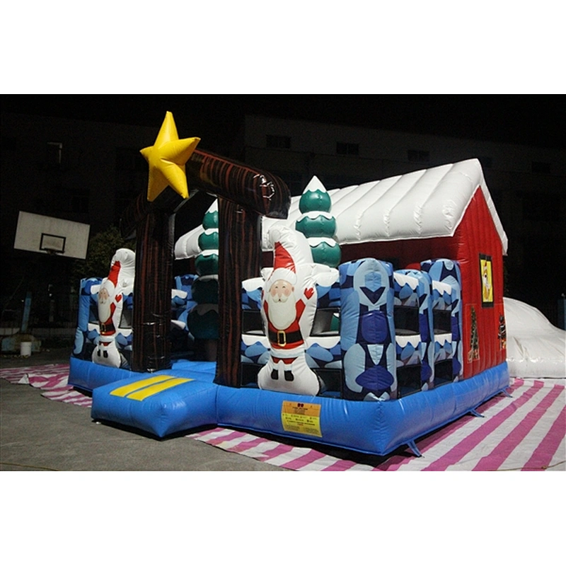 bouncer house decorations Christmas inflatable-5.5x6m