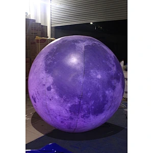 Custom Model Planet Balloon Inflatable Moon For Exhibition-1.5m