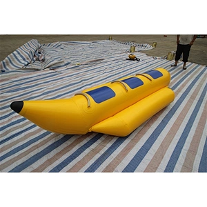 Funny Cheap Inflatable Boat Crazy Double Row Banana Boat Inflatable Banana Boat For Sale-3m