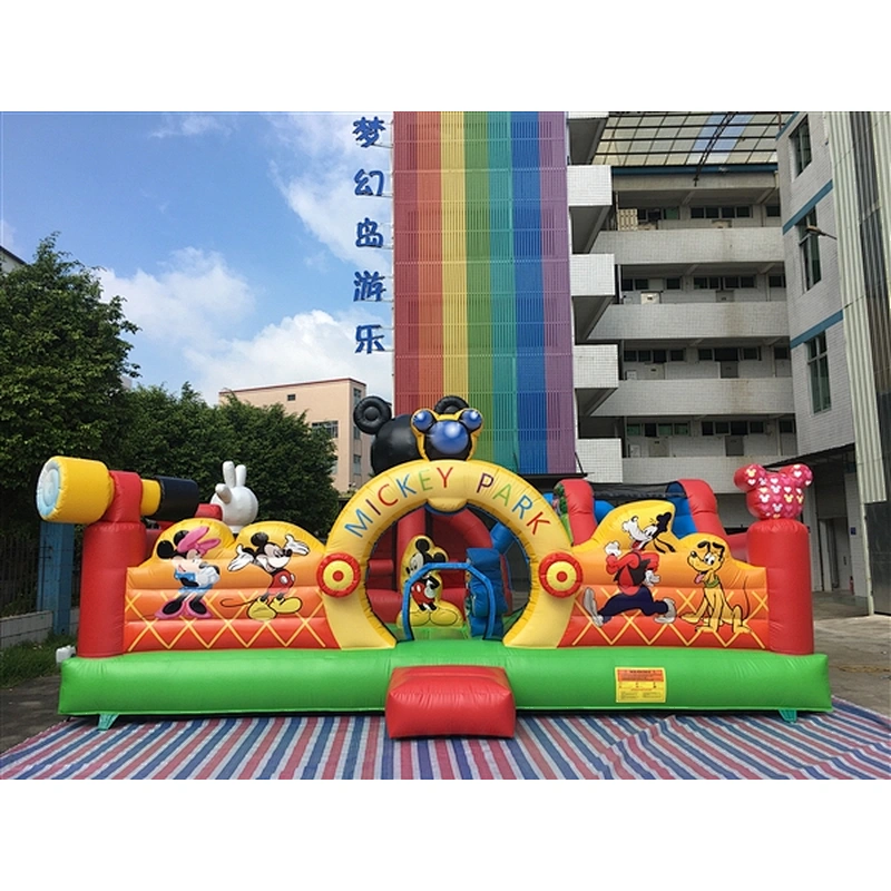 disney mickey and minnie mickey park jumping castle jumping bouncer amusement park fun city Inflatable Bouncer-7x7M