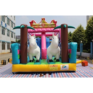 horses pony obstacle course inflatable inflatable obstacle inflatable obstacle course-20x4x4.5M