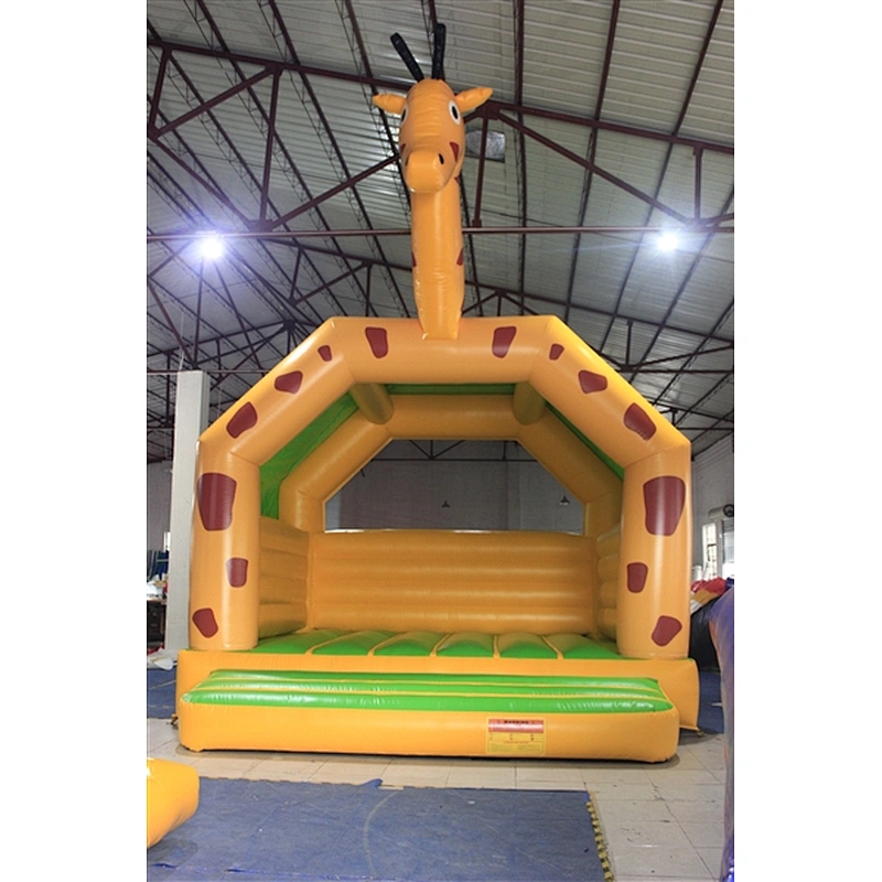 cute giraffe jumping castle jumping bouncer Inflatable Bouncer-4.7x4.7x5M
