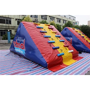 Triangle slide products Inflatable water park equipment ,inflatable water play equipment for water park-5x3m