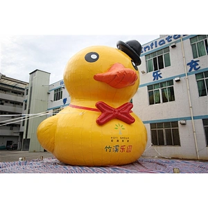Popular Customized Inflatable Water Toys Inflatable Fooating Toys Giant Yellow Rubber Duck Hot Sale-10m