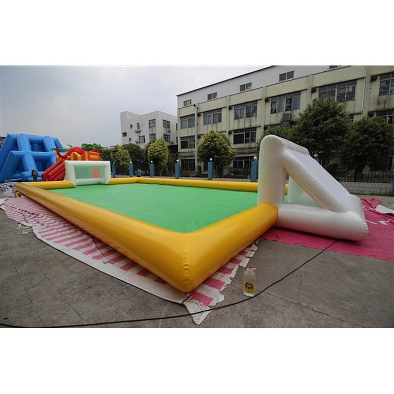 High Quality inflatable human table soccer inflatable soccer field inflatable sport games for sale-20x10x1.5M