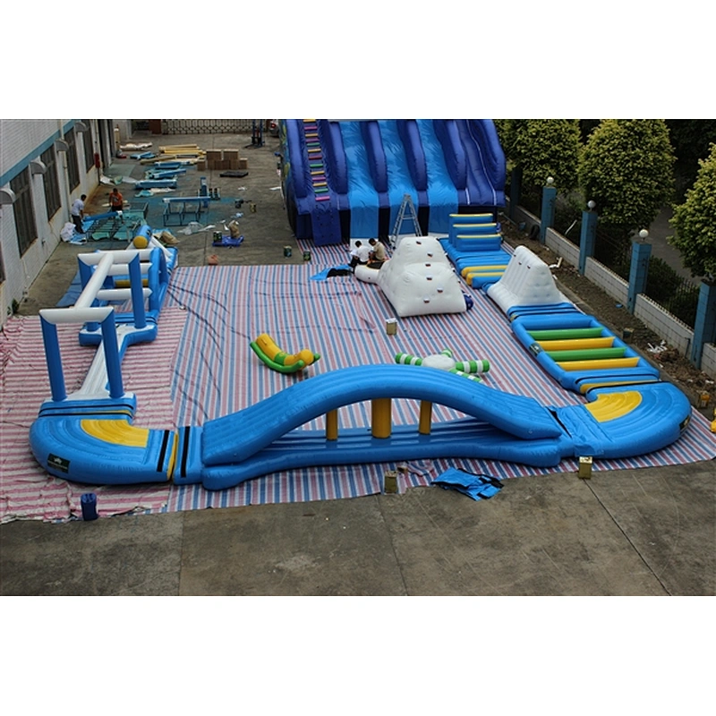 inflatable water obstacle-17x12m