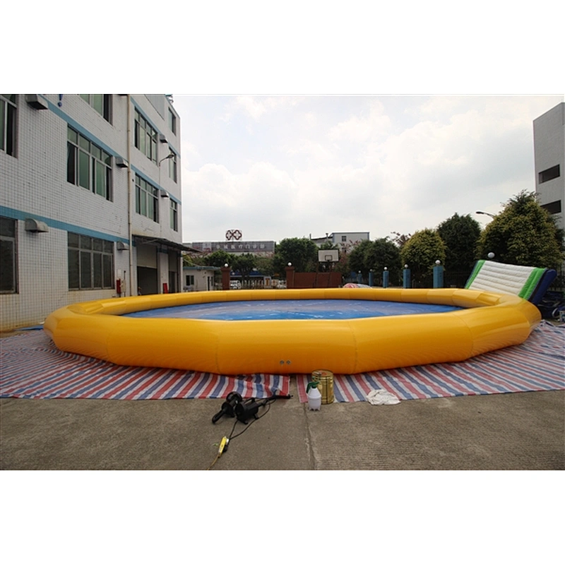 Customized Design Inflatable Swimming Pool Outdoor Sports Summer Pool for Sale-16x16x0.8M