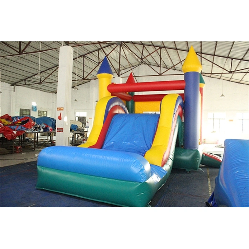 bouncer with slide jumping castle&basic castle&Inflatable Combo-6.4x4.4x4M