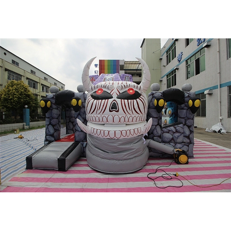 scary ghost bat haunted house for Halloween holiday fun city inflatable amusement park-9x5x5.5M
