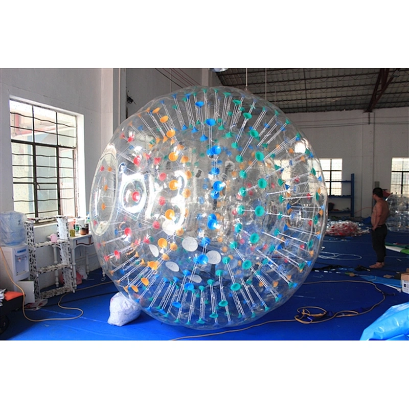 walking Balls Latest Kids Aqua Bubble Water Roller Rolling Zorb Wrecking Ball Volleyball Court Inflatable Human Balloon For Sale-3m