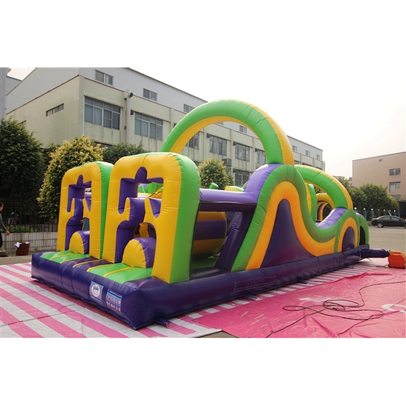 obstacle course inflatable inflatable obstacle inflatable obstacle course-9x4x4.5M