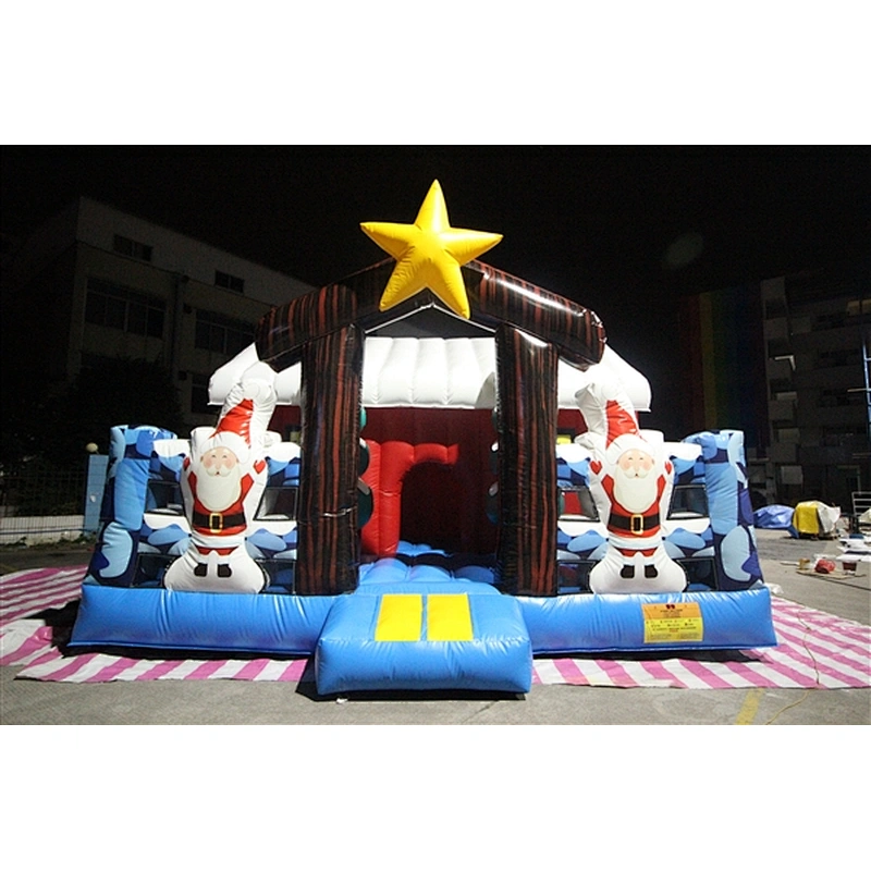bouncer house decorations Christmas inflatable-5.5x6m