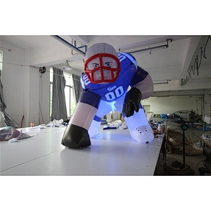 inflatable half-squatting Rugby player-1.5m