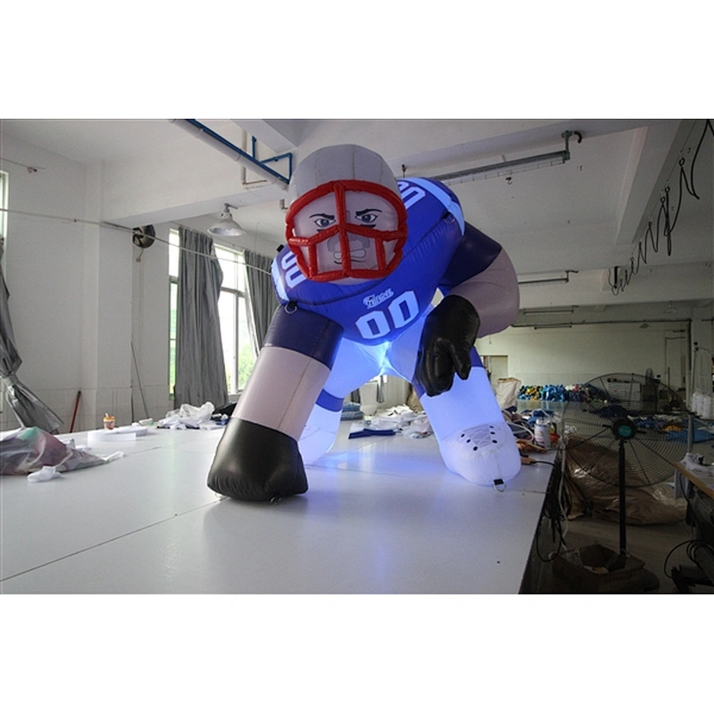 inflatable half-squatting Rugby player-1.5m