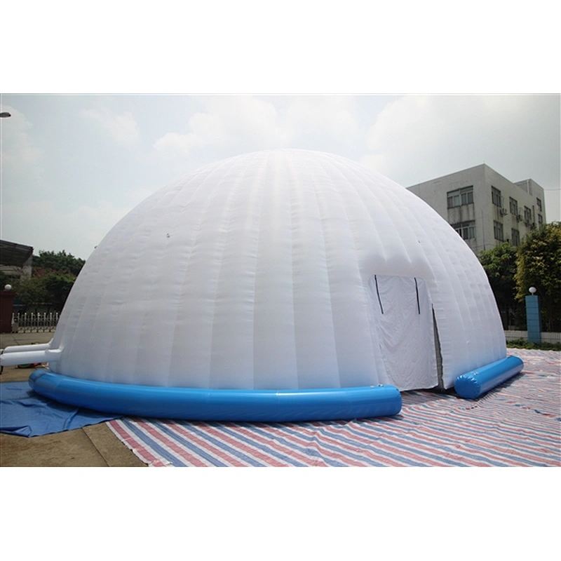 Giant Large Commercial Facet Clear Transparent Led Family Wedding Camping Bubble Inflatable Yurt Tent-12x4x6m